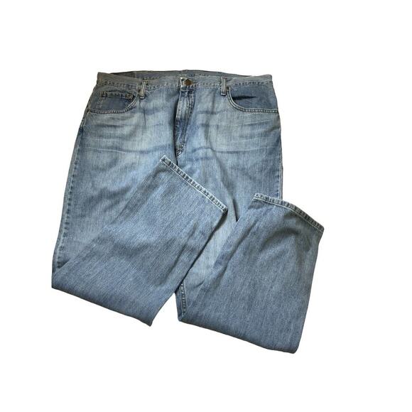 Wrangler Jeans Womens Size 42X30 Relaxed Fit Bleu Denim - Picture 5 of 10
